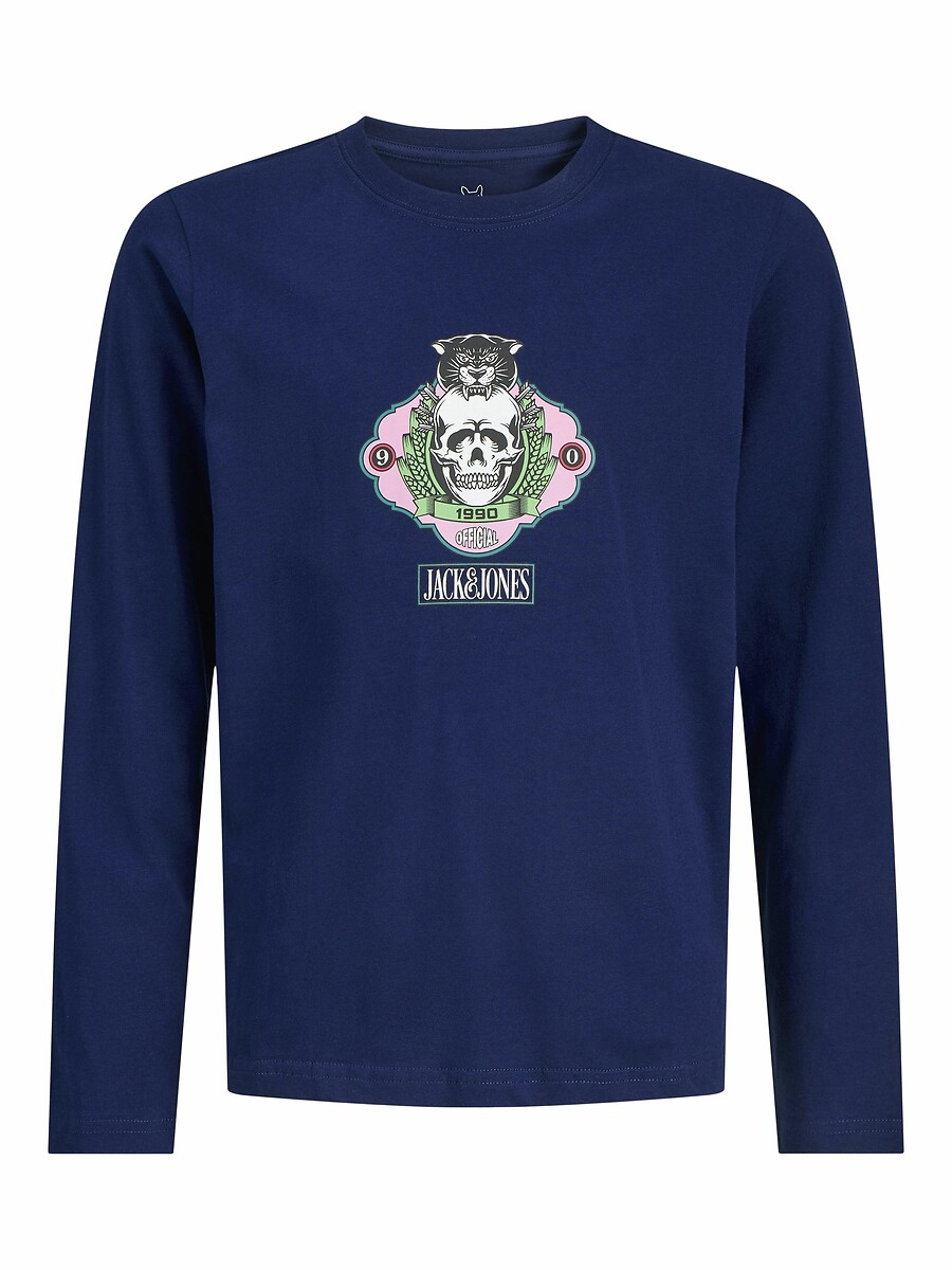 JACK & JONES JUNIOR<br>Camiseta de manga comprida estampada