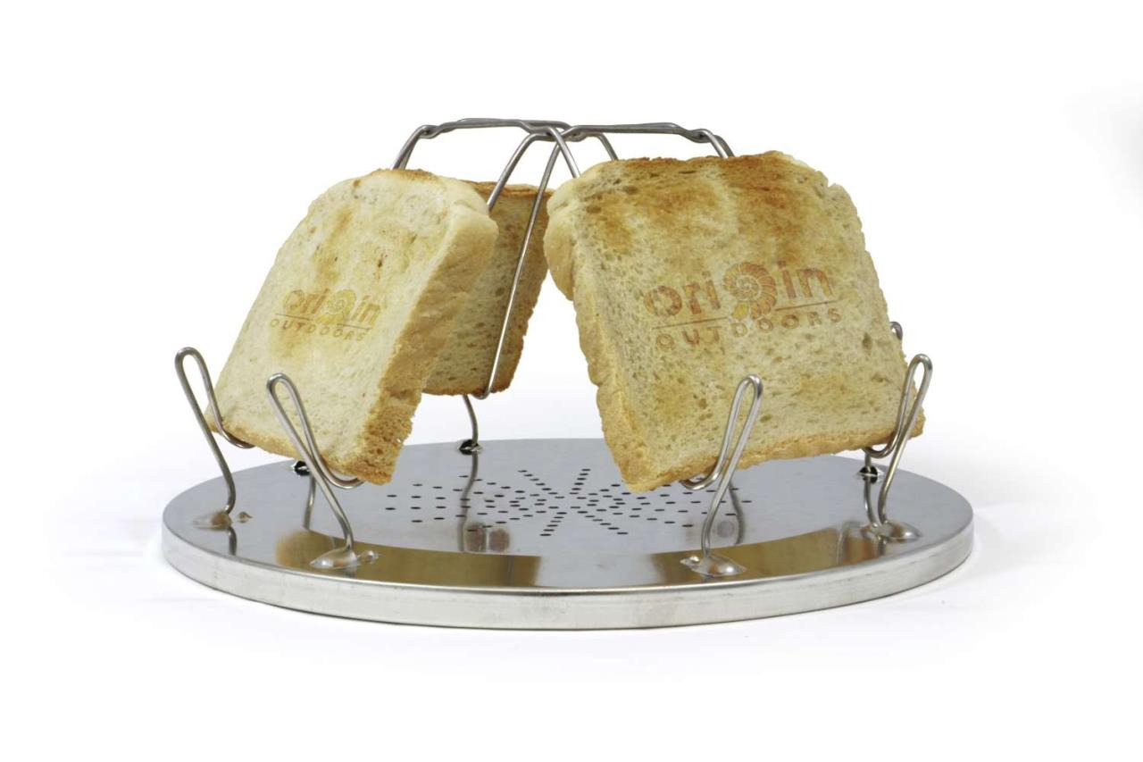 Campingtoaster Edelstahl