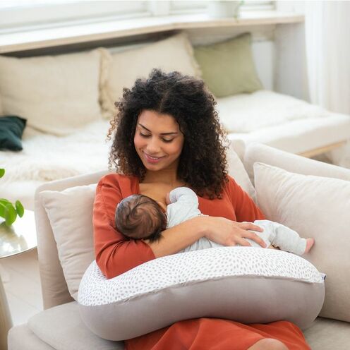 Coussin de maternité Doomoo Buddy Risotto Taupe - BABYMOOV