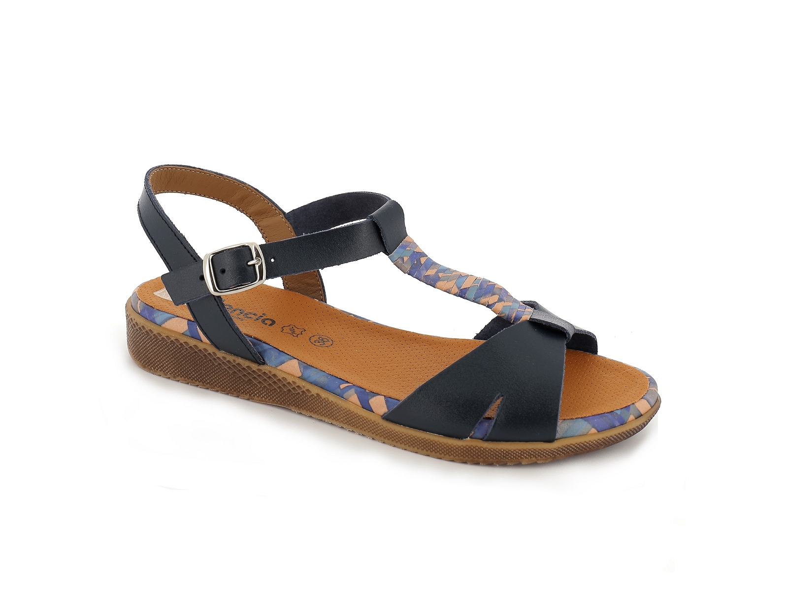R brand-3423 Cuir Bleu