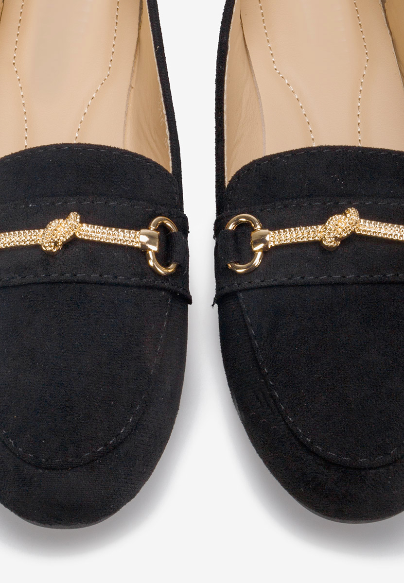 Mocassins femme noirs Stormy