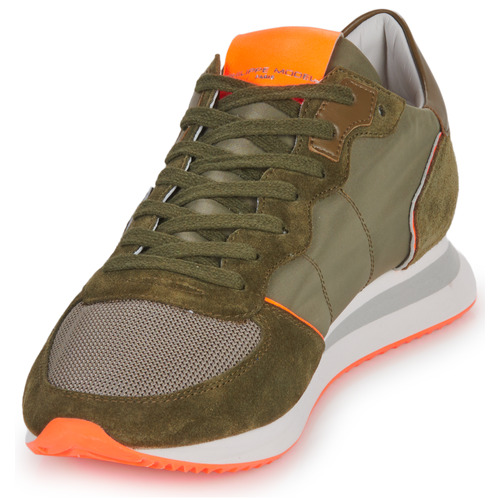 Philippe Model - TROPEZ X LOW MAN Kaki / Naranja