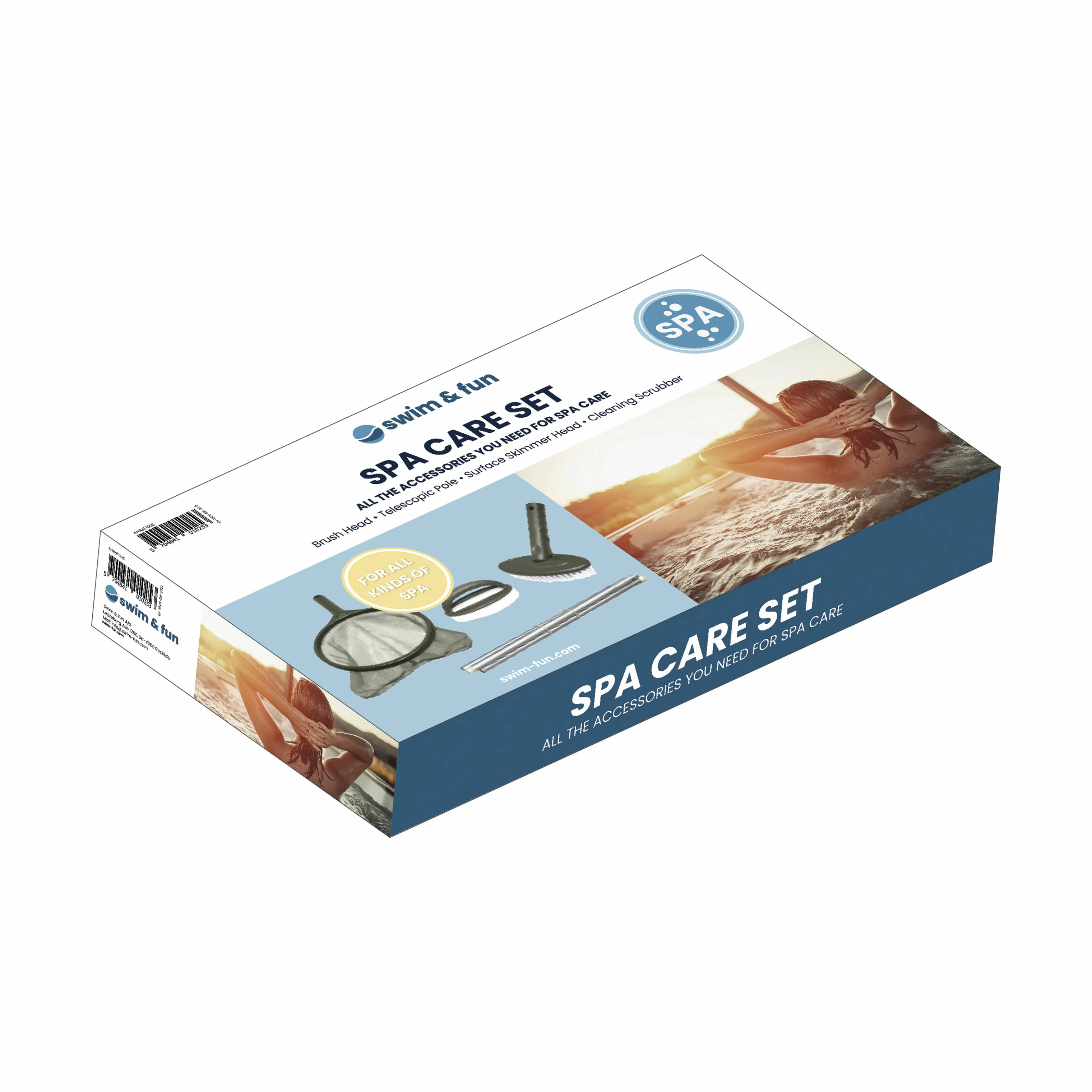 Swim & Fun Spa Care Rensesæt - 4 dele