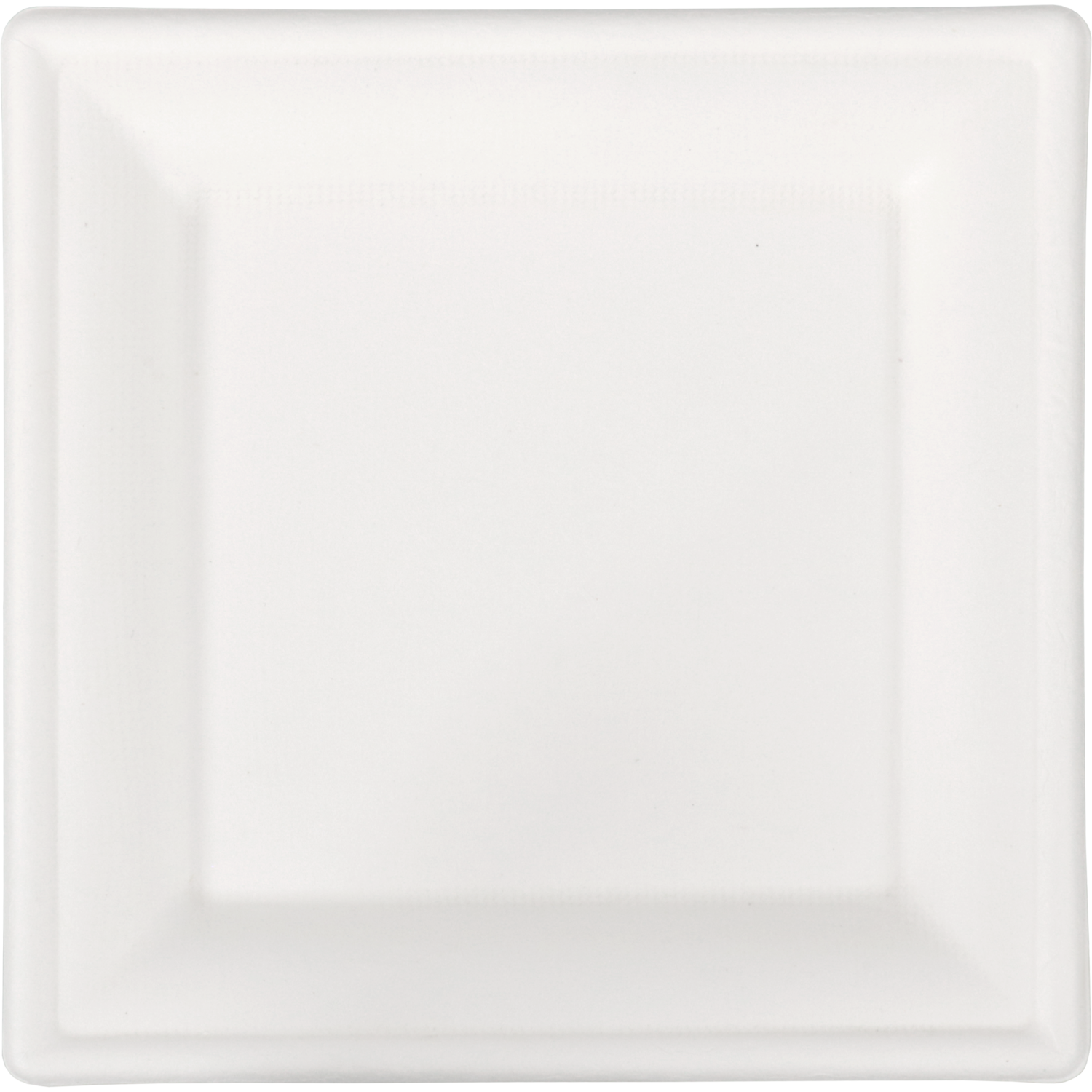 Depa Bord, vierkant, 1-vaks, bagasse (suikerrietpulp), 16x16cm, wit
