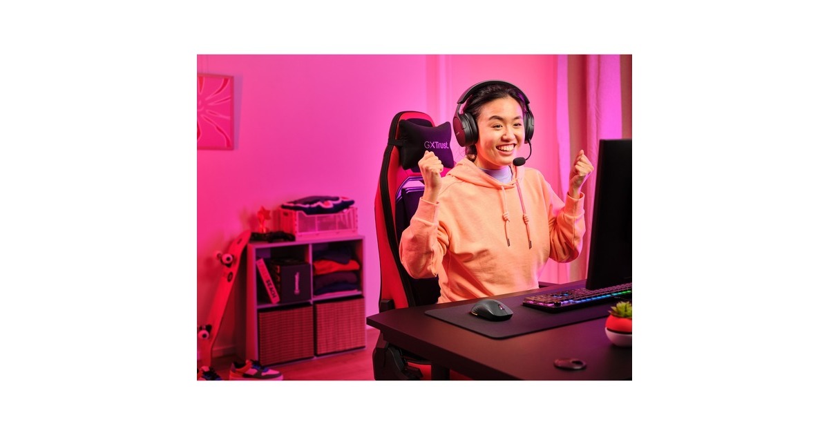 TrustGXT 927 Redex+ draadloze gaming muis met hoog prestatieniveau  (Zwart, RGB | 100 - 25.600 dpi | PS4 | PS5 | XBOX series X|S)