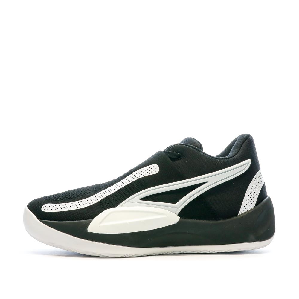 Puma Chaussures de Basket Noires Homme Puma Rise Nitro