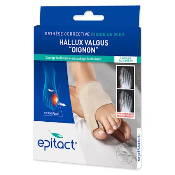Epitact Orthese Corrective Rigide de Nuit Hallux Valgus 
