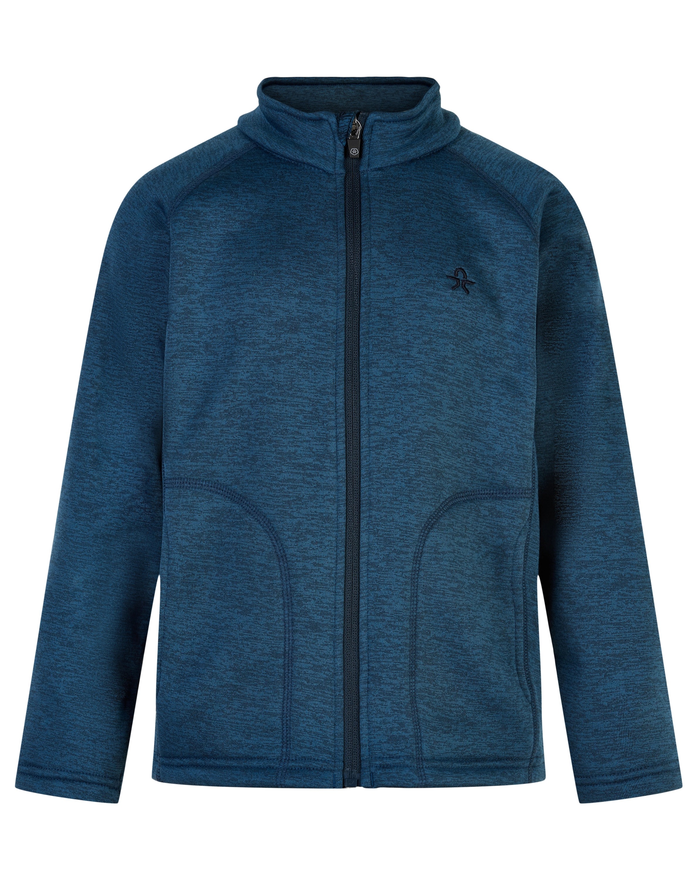Fleece-Jacke BLU MELANGE in ensign blue