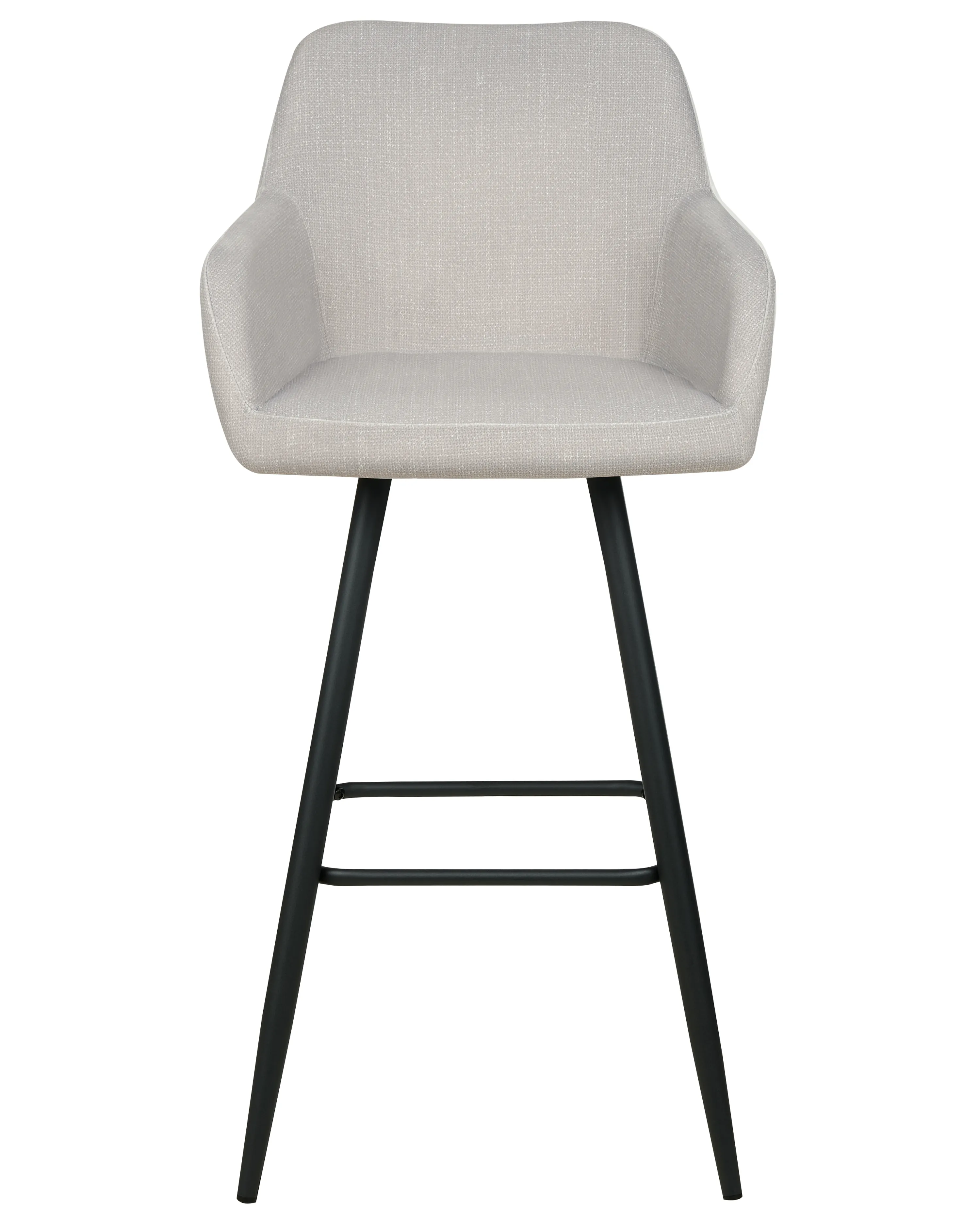 Set van 2 barstoelen CASMALIA Fluweel Taupe