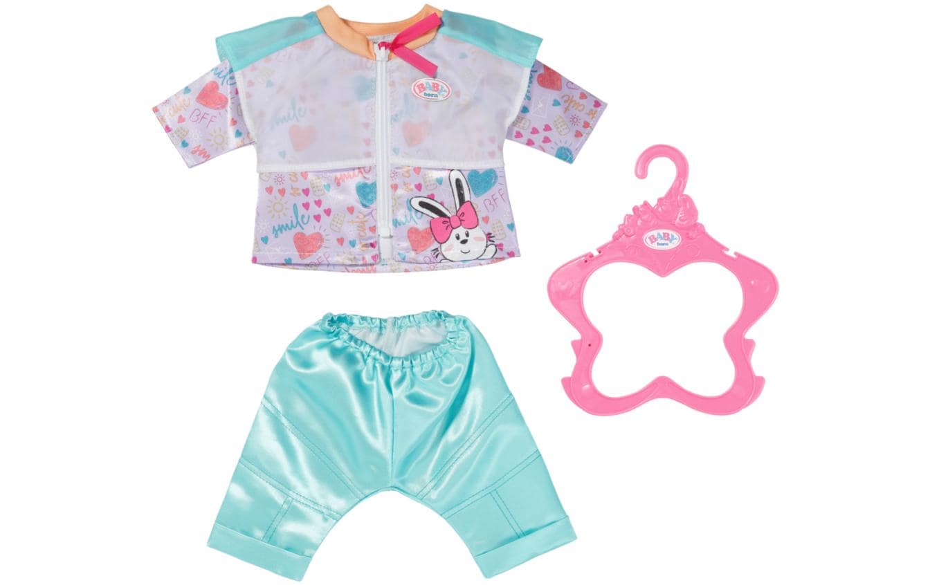 Puppenkleidung Freizeitanzug Aqua 43 cmPuppen-Bekleidungsset im angesagten Look