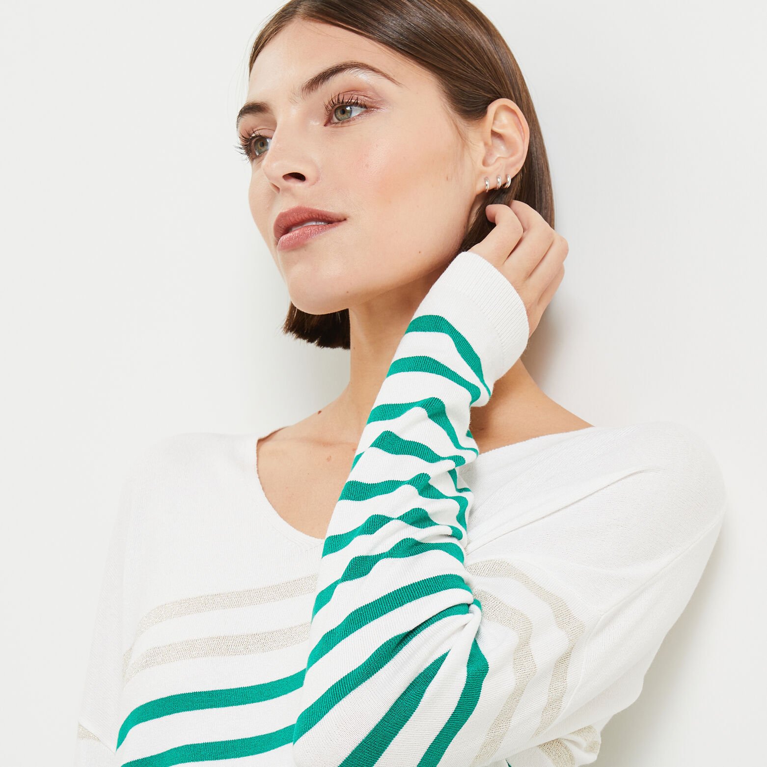 Pull marinère femme