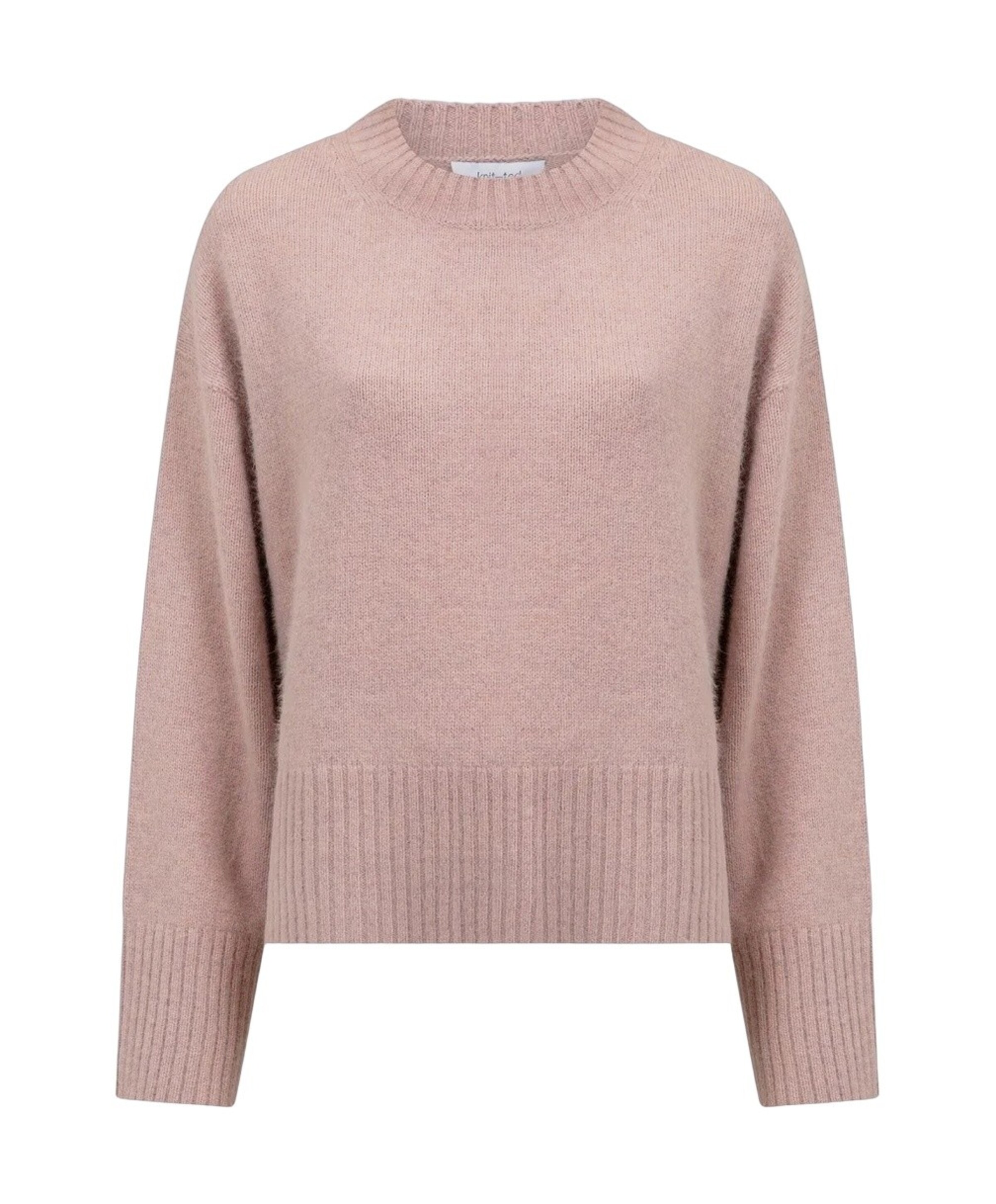 Knit-ted Dames trui roze