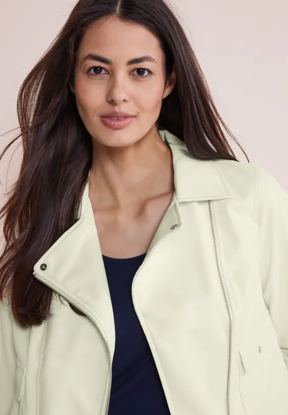 Coole Bikerjacke - snow cream