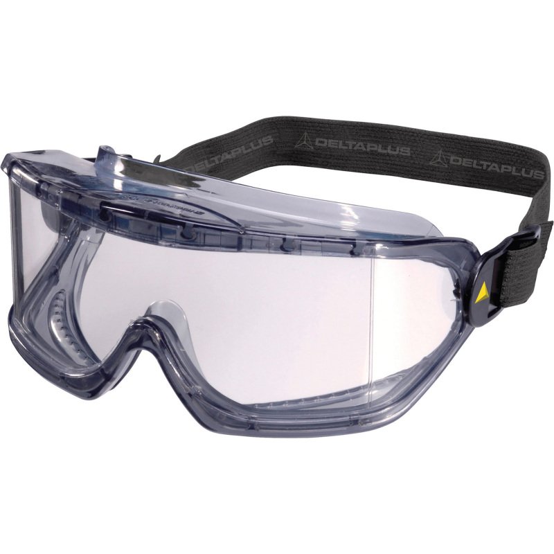 Lunettes-masque de protection à ventilation indirecte avec bandeau Delta Plus Galeras Clear