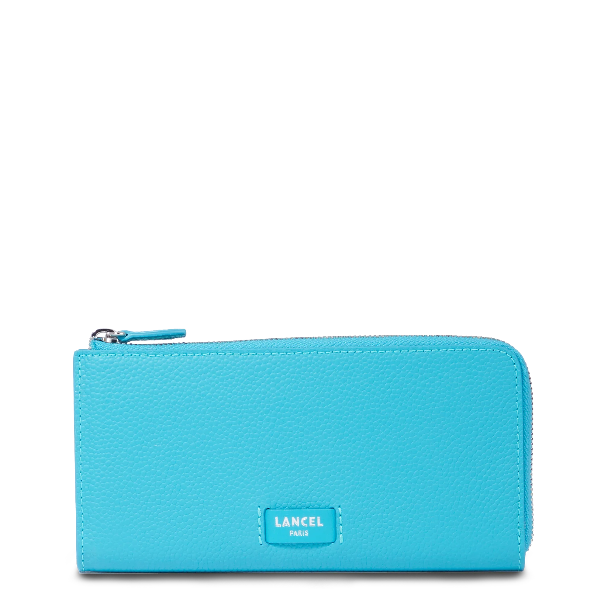 Portefeuille slim zippé Ninon de Lancel-Bleu ocean