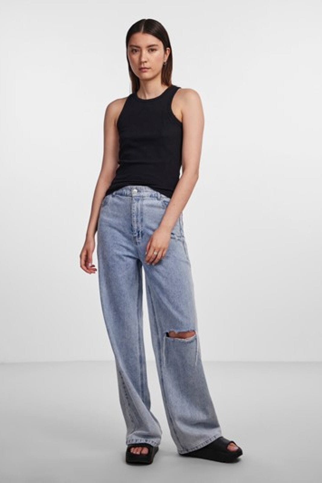 Pieces Pcruka Boxer Tank Top 4113376 black