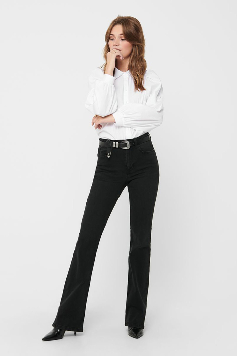 Jacqueline de Yong zwarte dames jeans