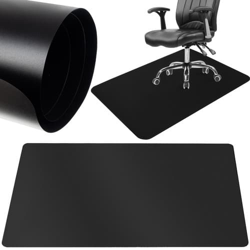 Beskyttende stolmatte 90x130cm RUHHY - svart