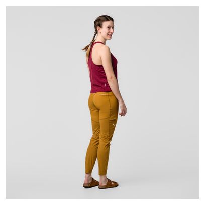 Legging Femme Salewa Alpine Hemp Marron