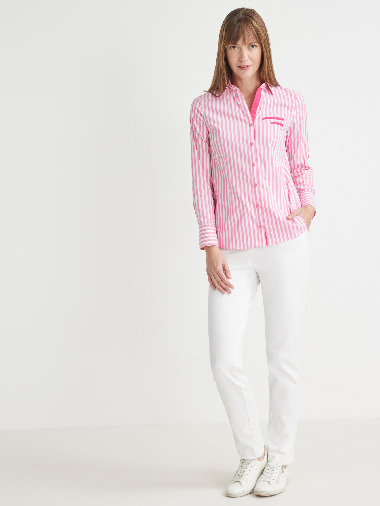 Chemisier pur coton poitrine standard
