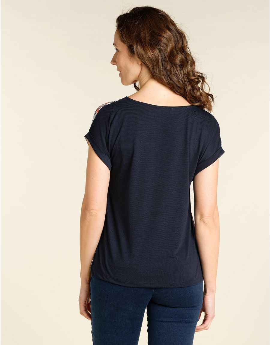 T-shirt blanc imprimé