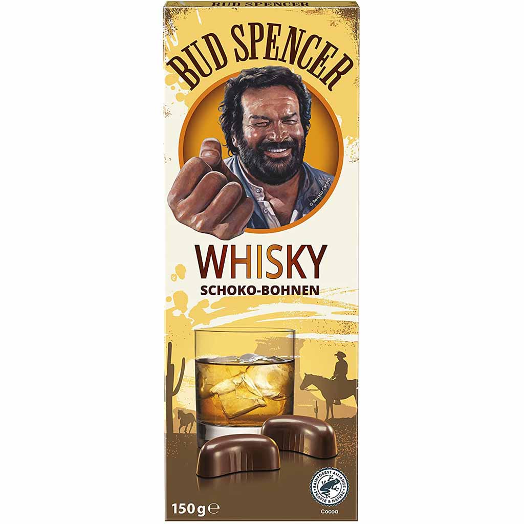 Piasten Bud Spencer Whisky Schokobohnen 150g MHD:25.11.25