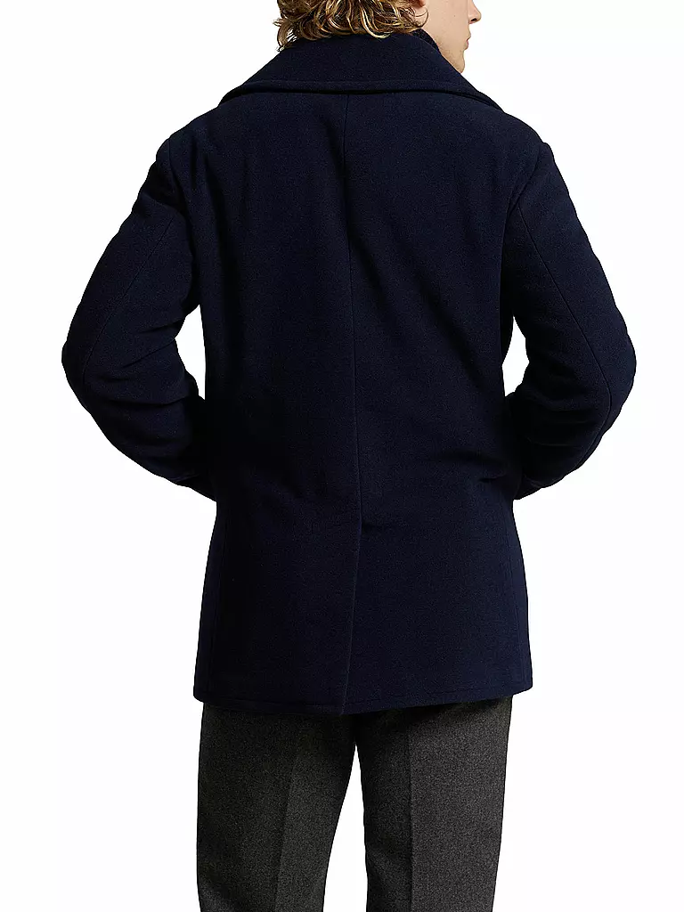 POLO RALPH LAUREN Wollmantel  dunkelblau