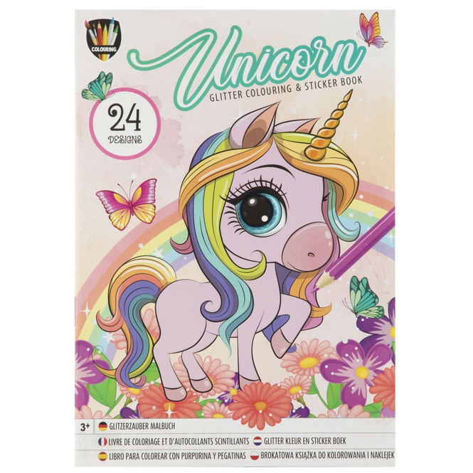 Malbuch - Glitzerzauber - 1 Stück