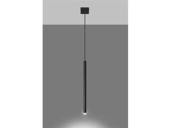 Sollux PASTELO Plafonnier à 1 lumière, noir, G9