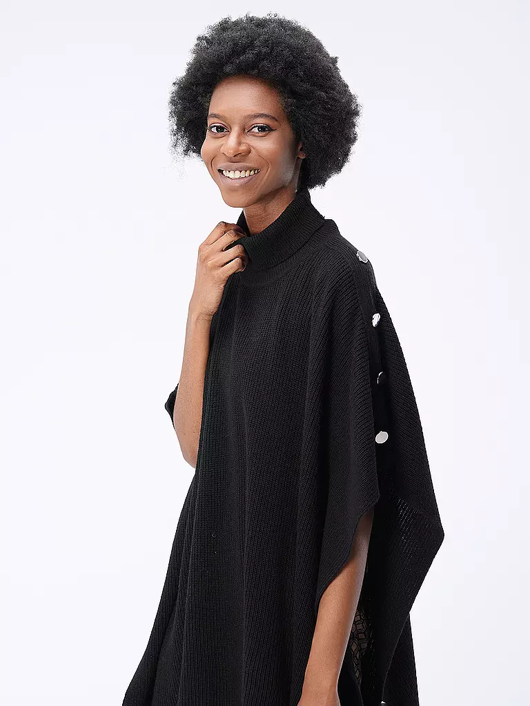 BOSS Cape - Poncho LAVINIA schwarz