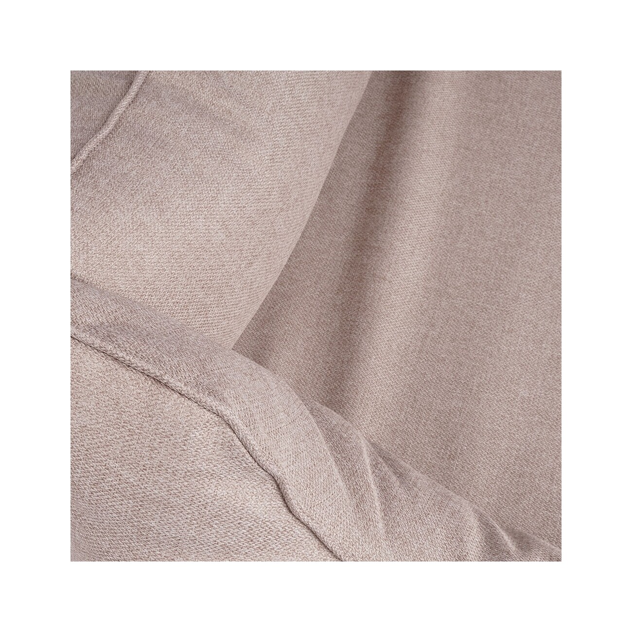 Knuffelwuff Hundebett Emma aus Velours mit feinem Handwebcharakter in Pastellfarben beige M-L