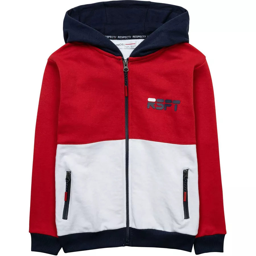 MINOTI Hoodie RotWeiß