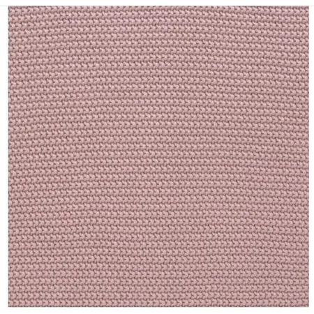 Lässig Baby-Autositz-Decke Strick GOTS für Babies Rosa/Grau