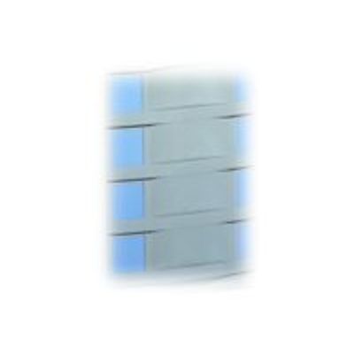 Module 4 tiroirs pour armoire à rideaux - hauteur 100 mm - gris/bleu