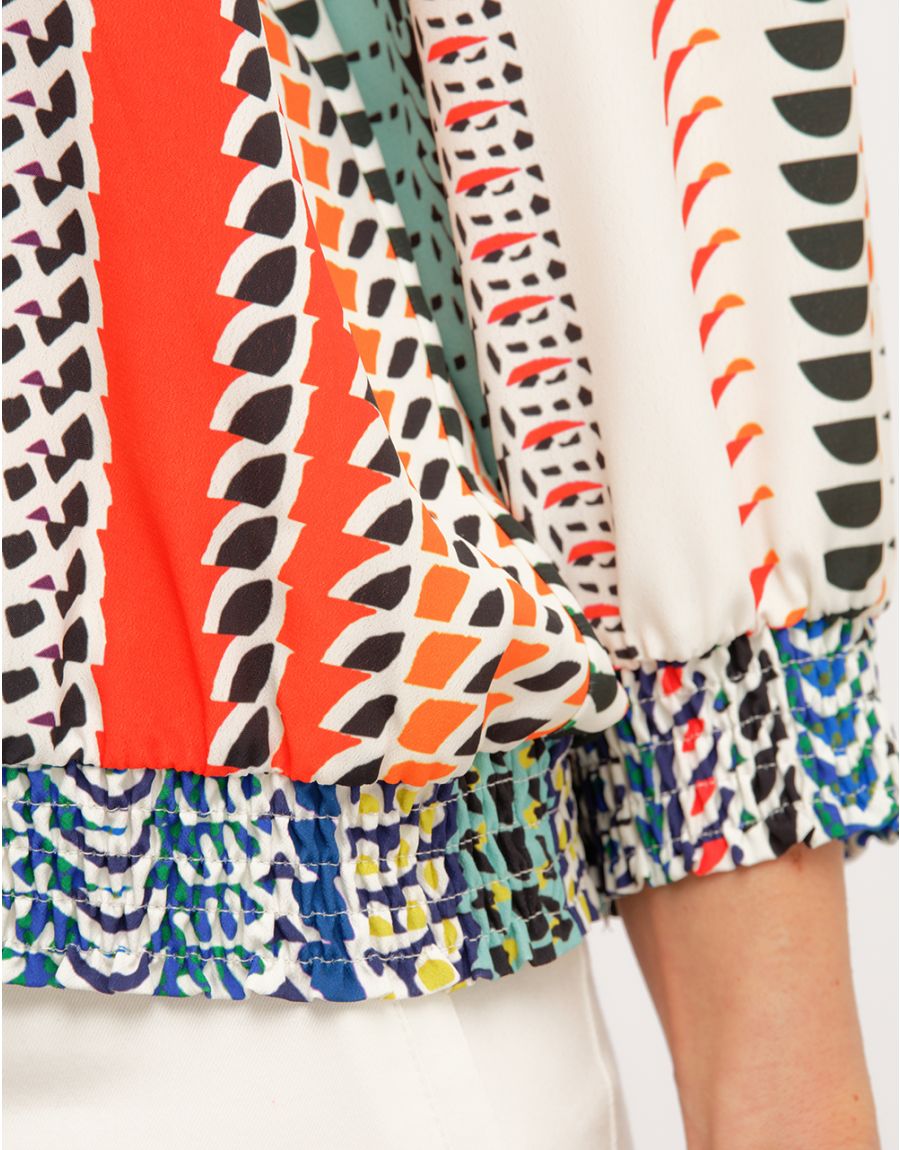 Blouse colorée fluide