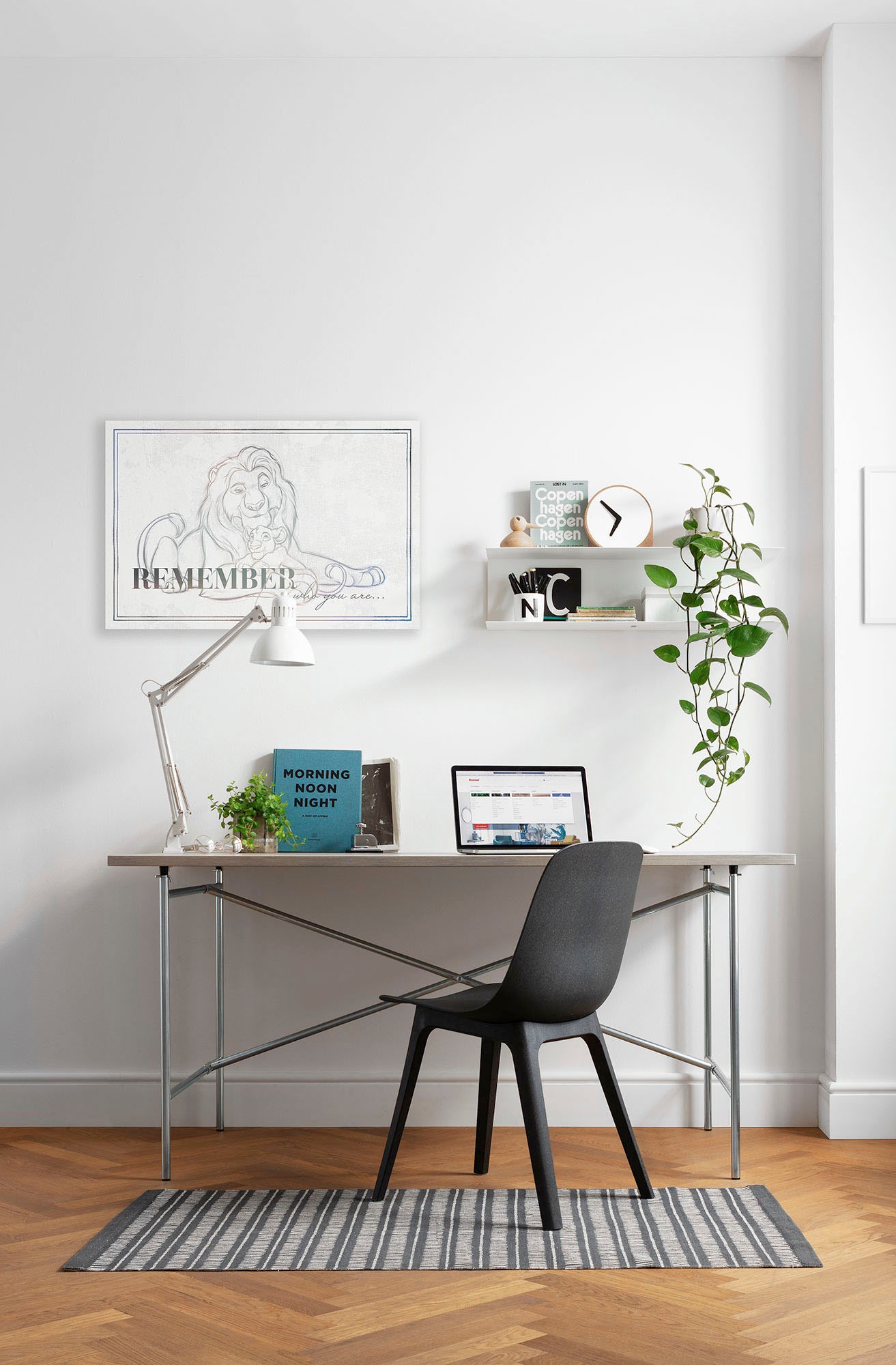 Komar Leinwandbild »Lion King Be Yourself - Grösse 40 x 60 cm« Disney 40 x 60 cm (Breite x Höhe), 1 Stk. tlg. Keilrahmenbild mit Echtholzrahmen, Kinderzimmer