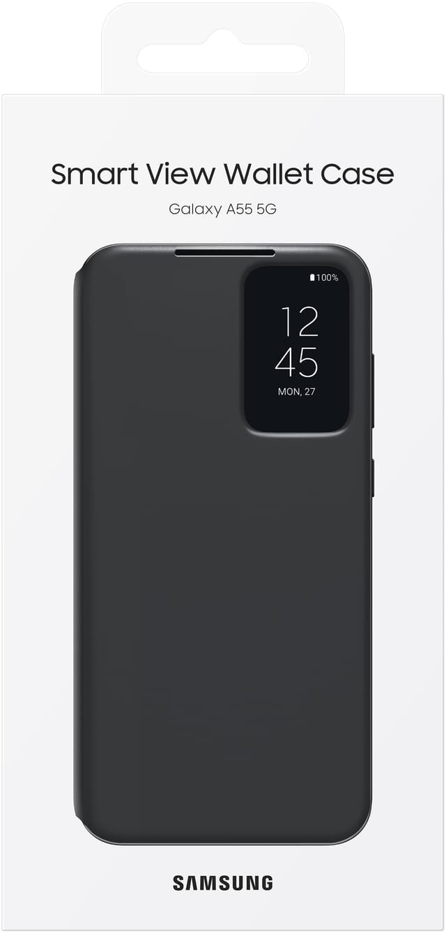 Samsung Galaxy A55 5G Smart View Wallet pungetui (sort)