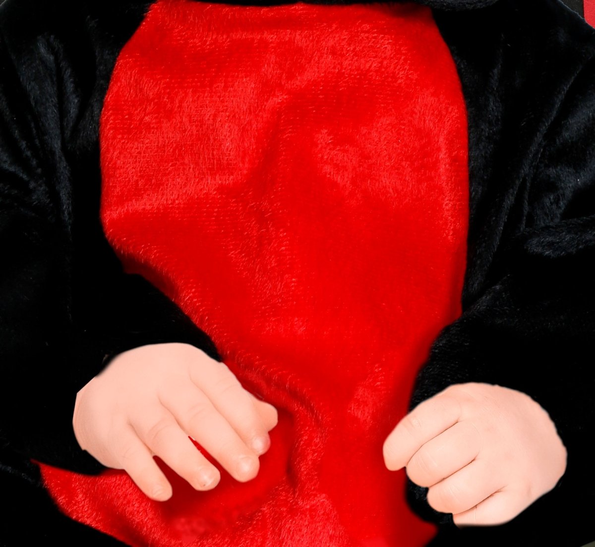 Halloween Kostuum Rood Baby Vleermuis