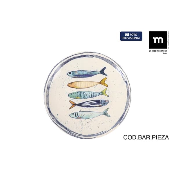 Dessertskål La Mediterránea Peixe Ø 20 cm (12 enheter)