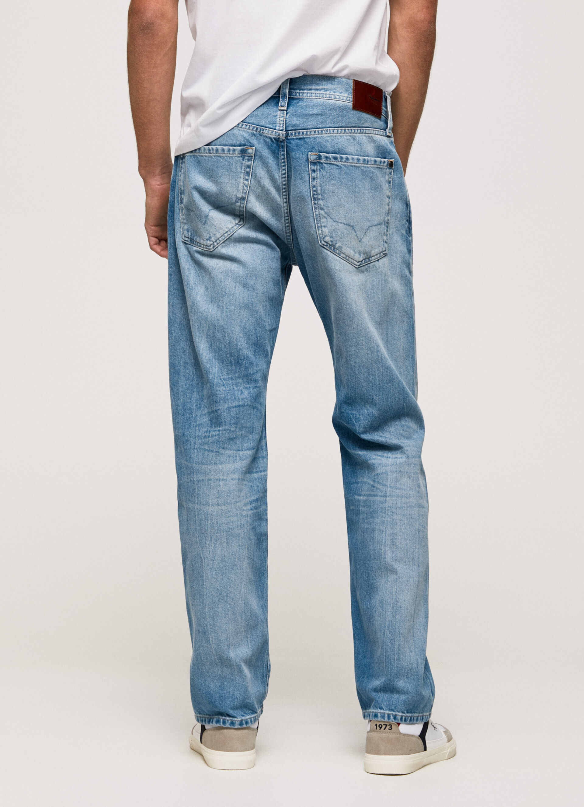 JEAN PENN FIT RELAXED TIRO CAÍDO - denim