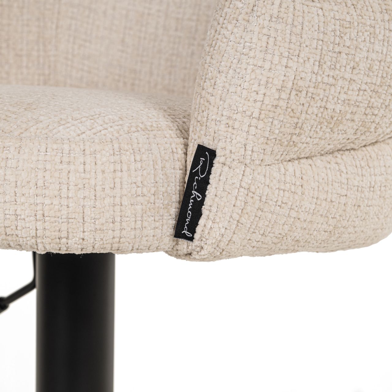 Barkruk S4780 FR Beige Chenille Nikki B59 x D58 x H61 cm