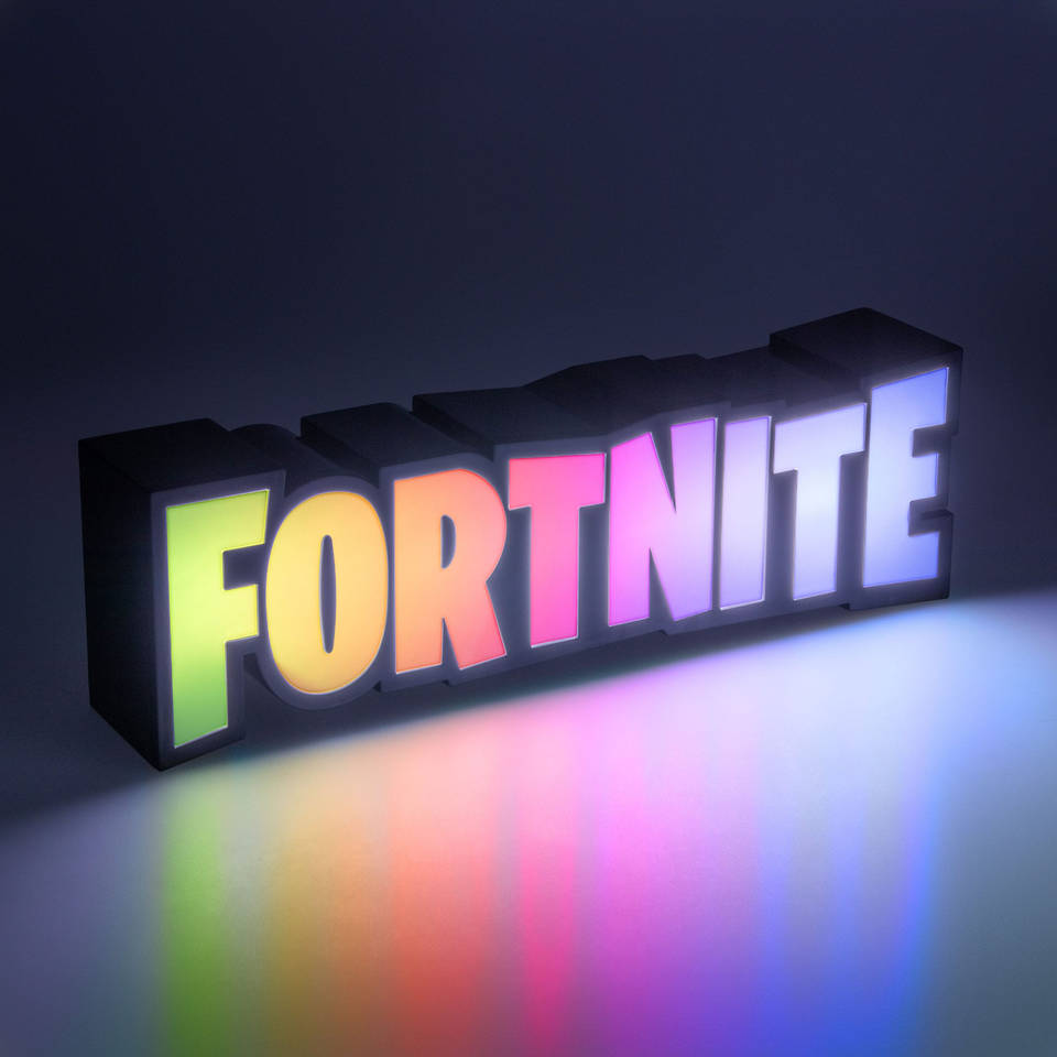 Fortnite logo lamp