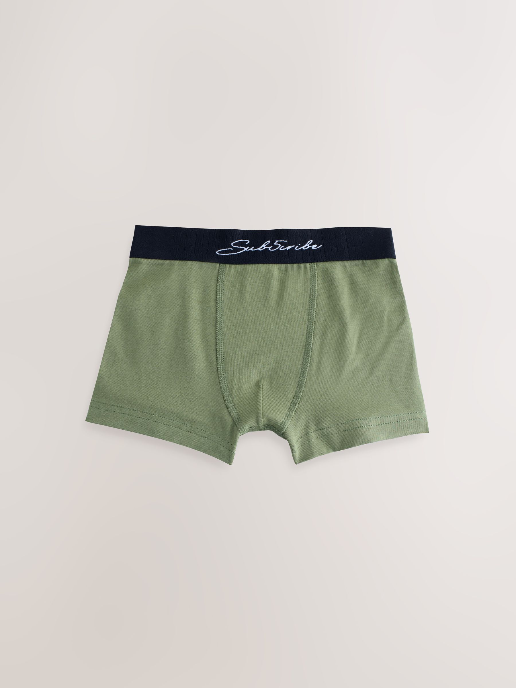 Herfstkleuren met Zwart tailleband - Subscribe Trunks (2-16jr)