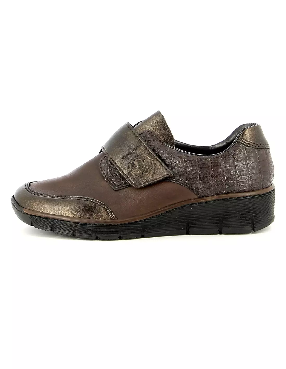 RIEKER 53750-25 - Derbies, richelieus & trotteurs Antiknougat