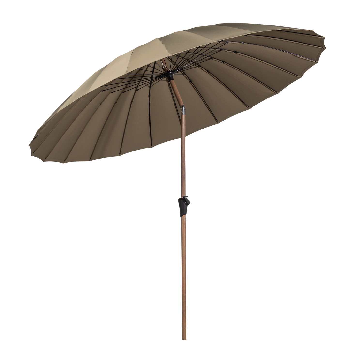 WOOOD Monica Parasol - Aluminium - Zand - Ã280CM