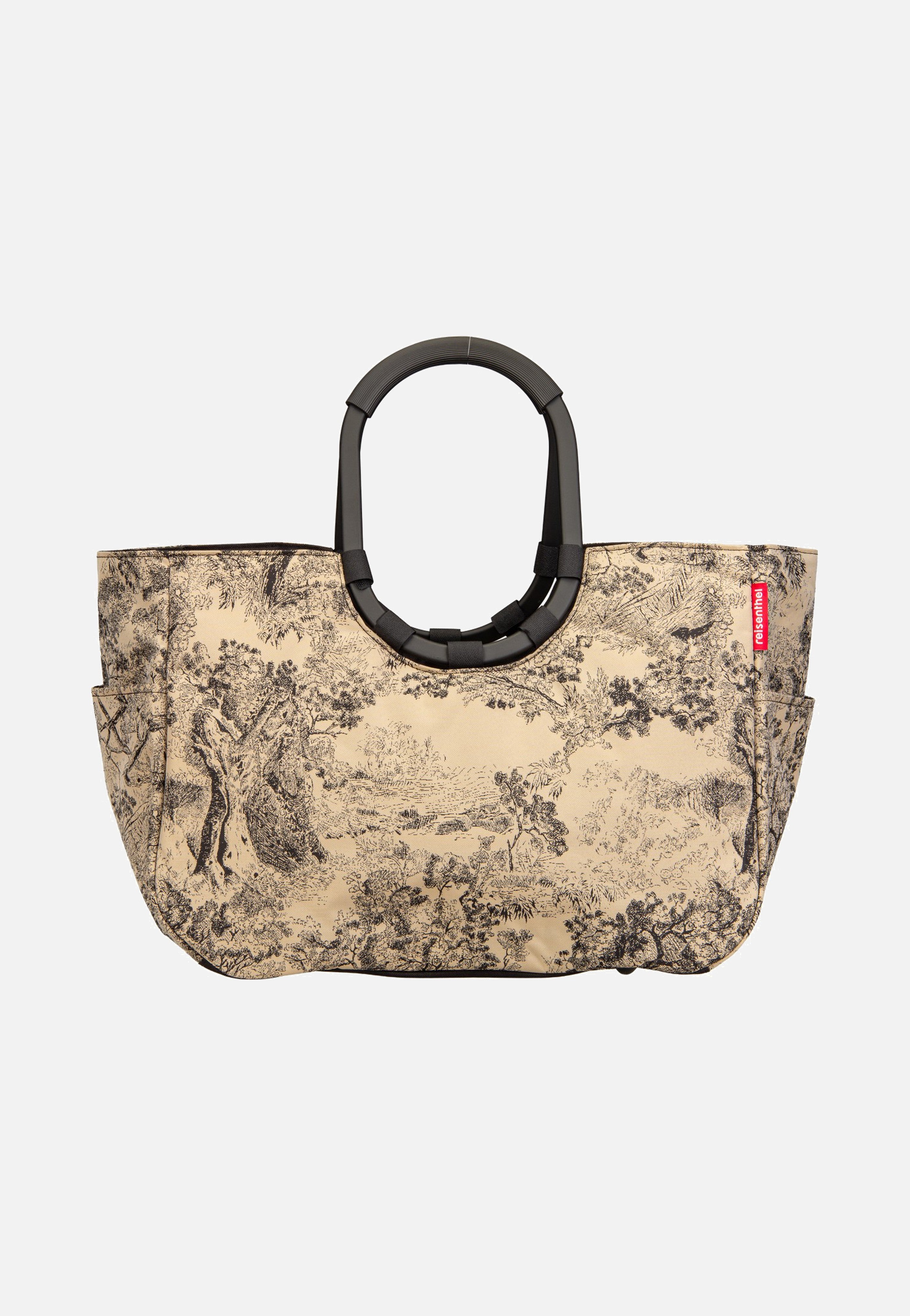 loopshopper L special edition Jacquard Brown - Einkaufskorb