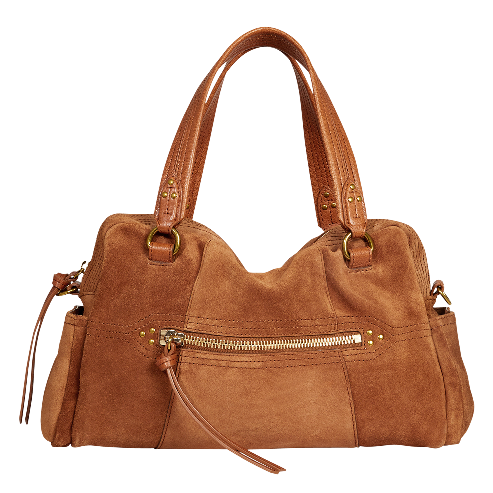 LUCKY - Sac bandoulière en cuir | Marron