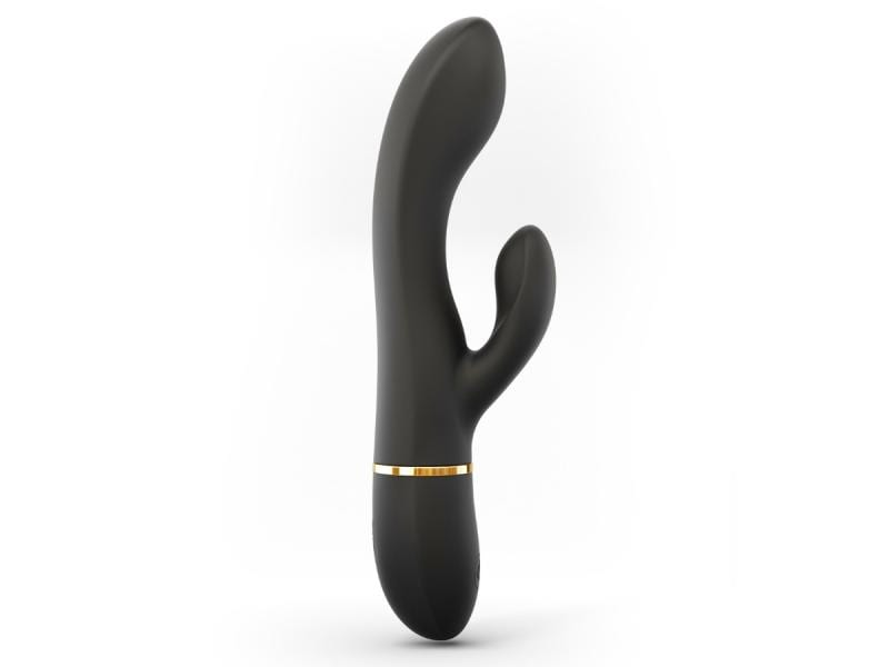 Marc Dorcel Vibrator Glam Rabbit Schwarz Glamouröser Rabbit Pulsator für zielgenaue Stimulation