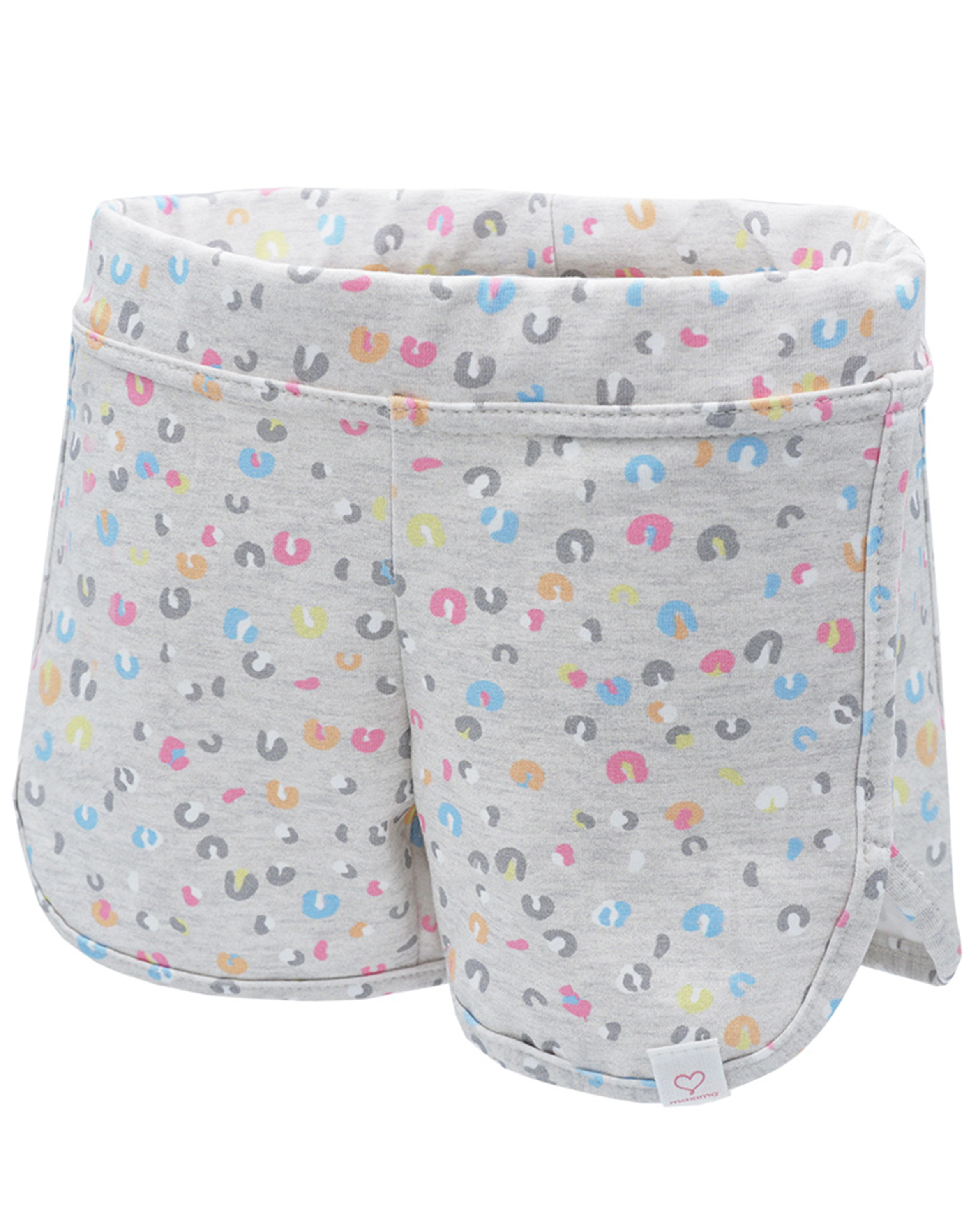 Retro-Shorts SPUREN in hellgrau