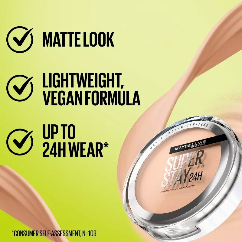 Maybelline New York Superstay 24H Hybrid Powder Foundation 9 gr. - 21